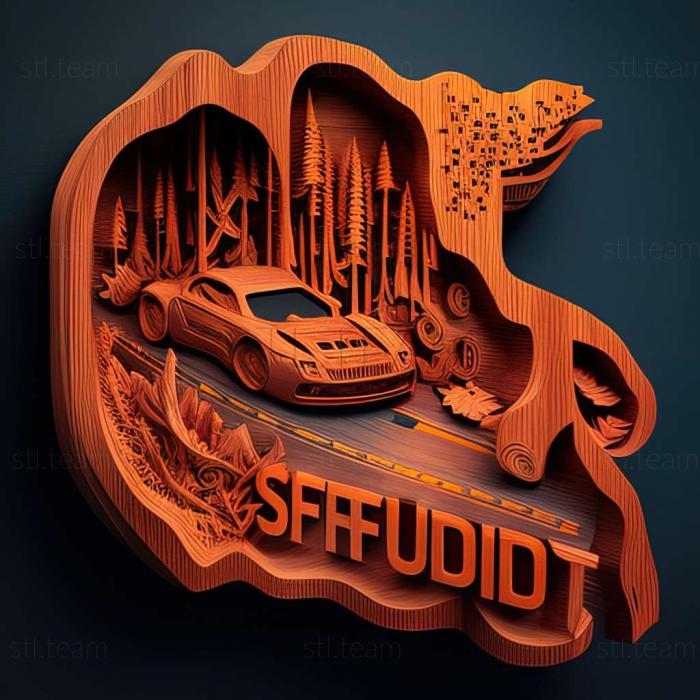 3D model Need for Speed Hot Pursuit 2010 game (STL)